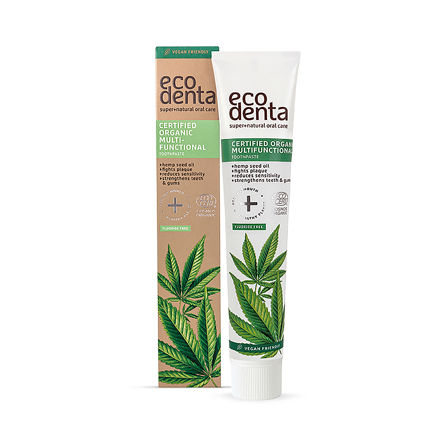 Ecodenta Certified Organic Multifunctional Toothpaste with Hemp Oil 75ml