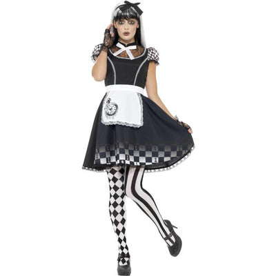 Superdrug Smiffys Gothic Alice Costume, Black- Buy online at McGrocer