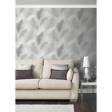 Arthouse feather grey wallpaper 53cm x 10.05m (British brand)