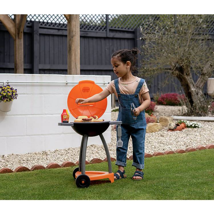 Little Tikes Sizzle 'n' Serve Toy BBQ with 12 accessories, imported from the UK