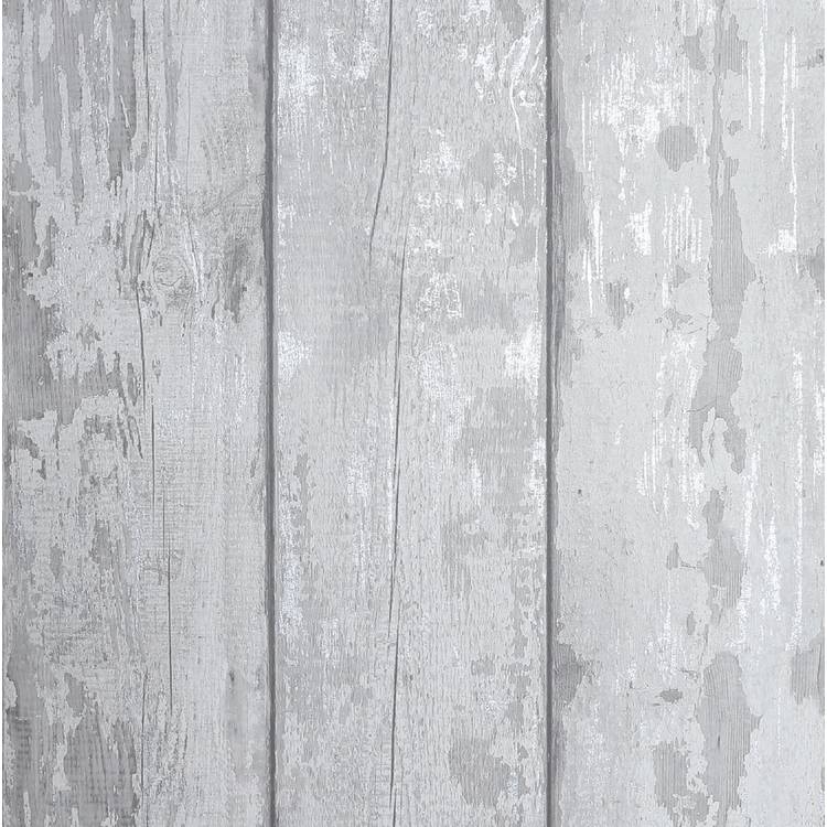 Arthouse Metallic Wood Grey wallpaper 53cmx10.05m roll (British brand)