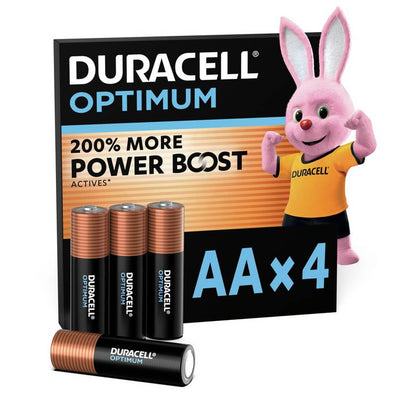Argos Duracell Optimum Alkaline AA Batteries Pack of 4- Buy online at McGrocer