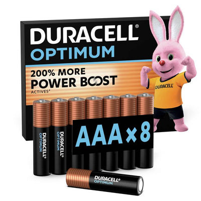 Argos Duracell Optimum Alkaline AAA Batteries - Pack of 8- Buy online at McGrocer