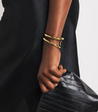 LIÉ STUDIO Maggie cuff bracelet gold plated 5.5cm UK version