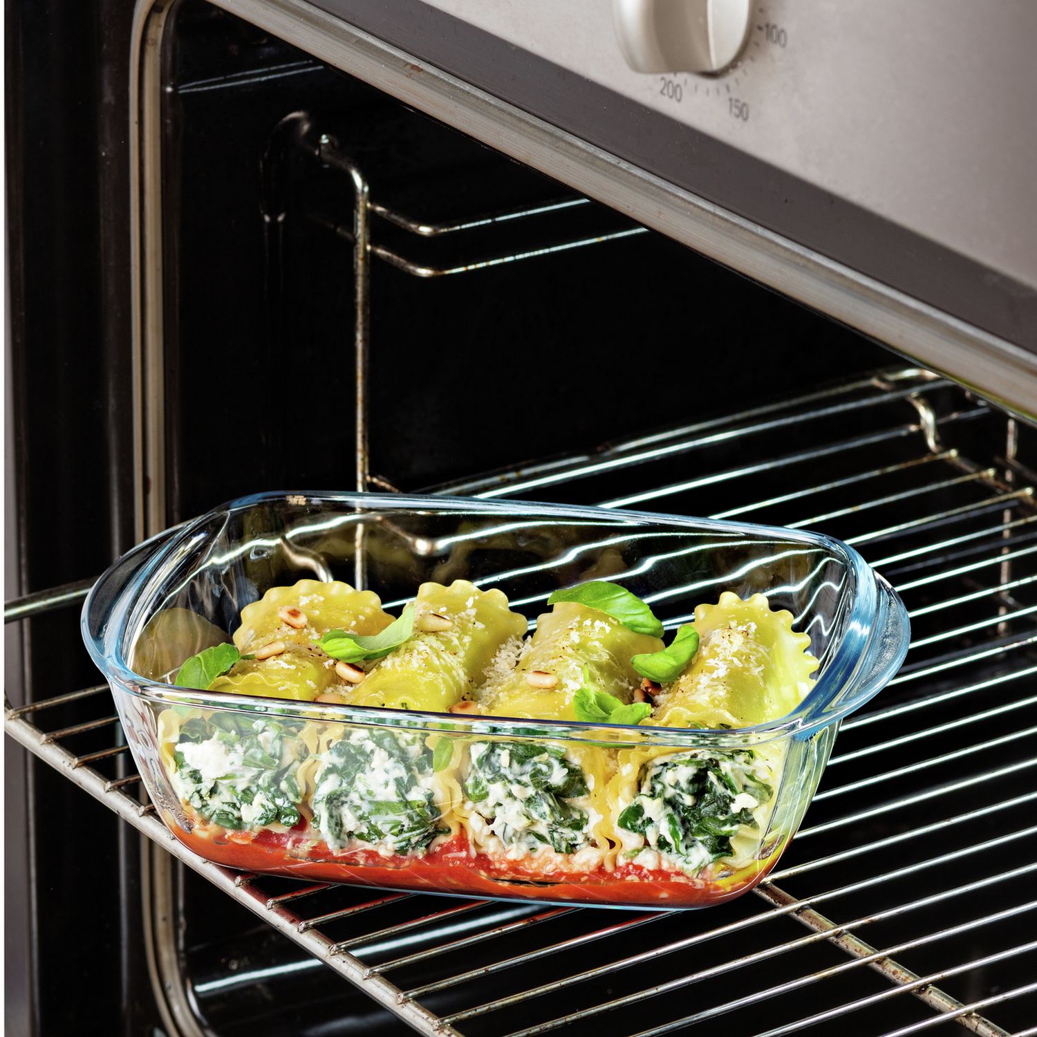 Pyrex Cook & Heat rectangular glass dish 2.6L - British product