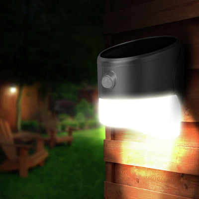 Argos Luceco Guardian PIR Solar Wall Light Outdoor Solar Security Light- Buy online at McGrocer