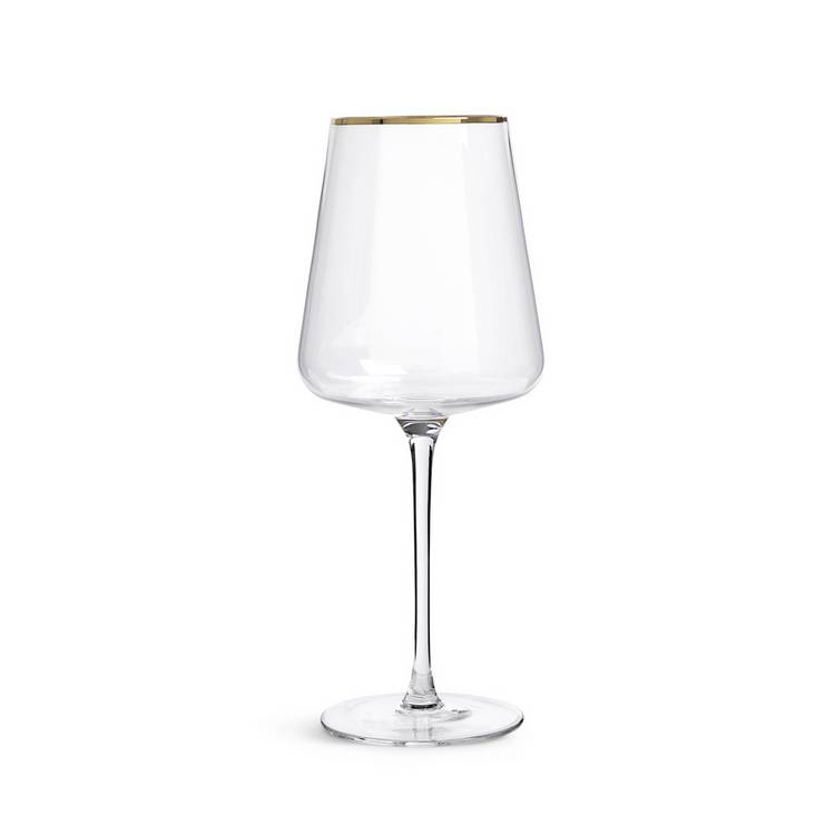 Argos Home gold rim wine glasses set of 4 - British product
