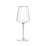 Argos Home gold rim wine glasses set of 4 - British product