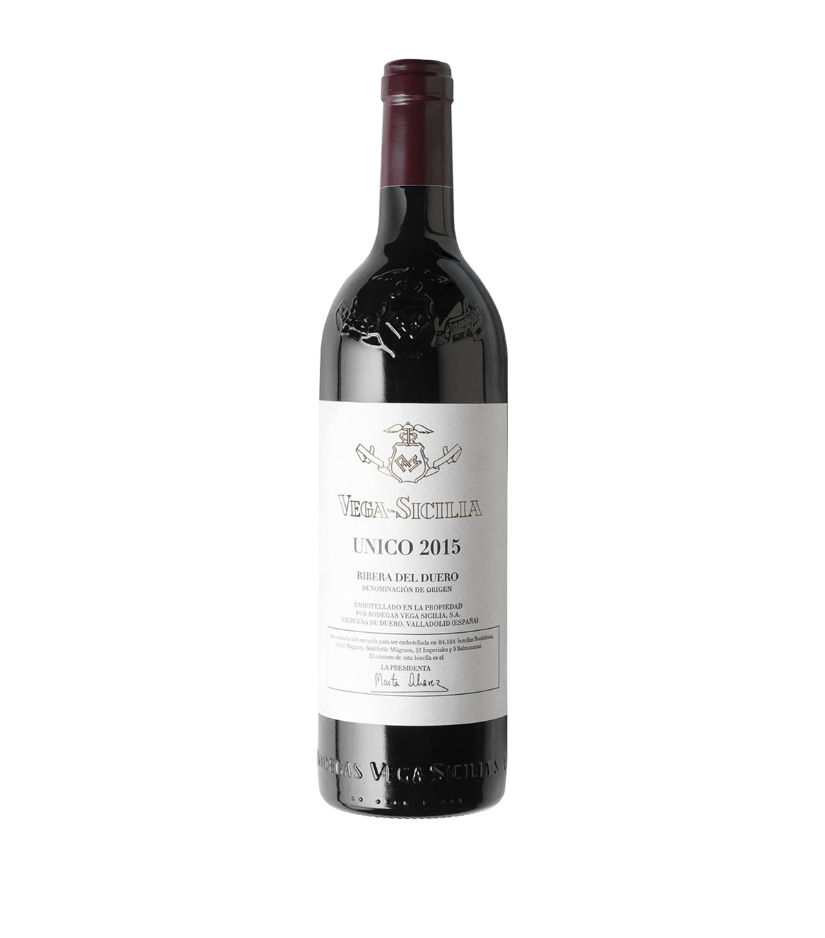 Vega Sicilia Unico 2015 red wine 75cl (British brand)