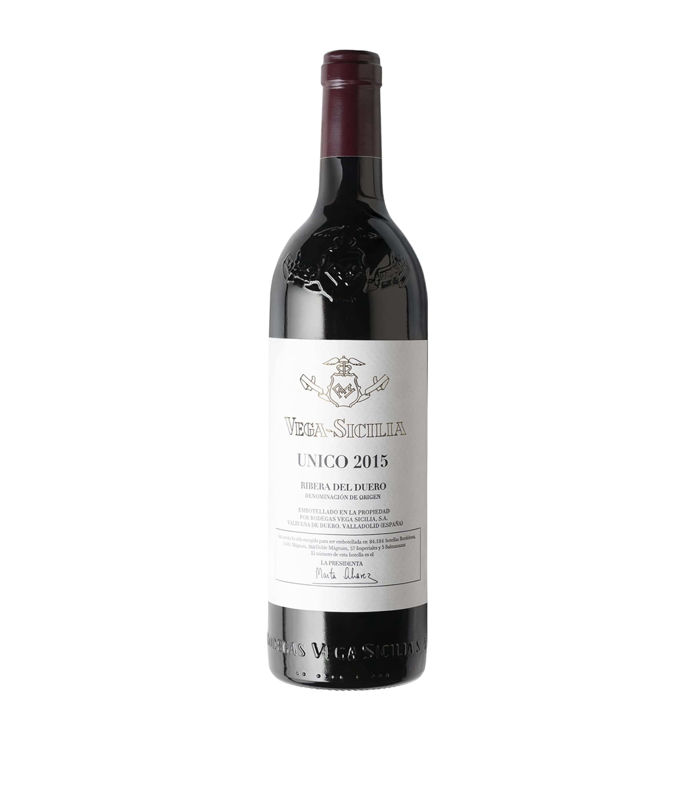 Vega Sicilia Unico 2015 red wine 75cl (British brand)