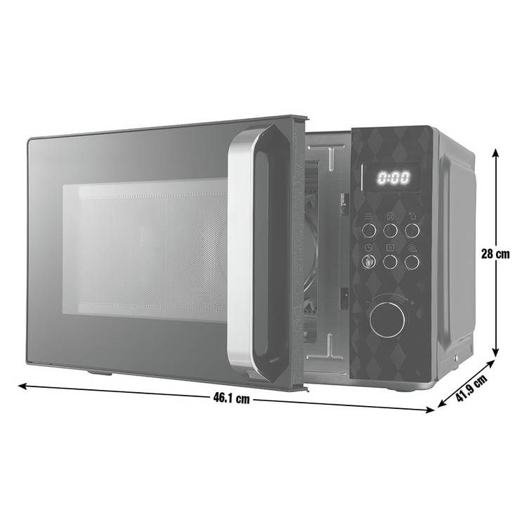 De'Longhi combination microwave black 23L (British brand)