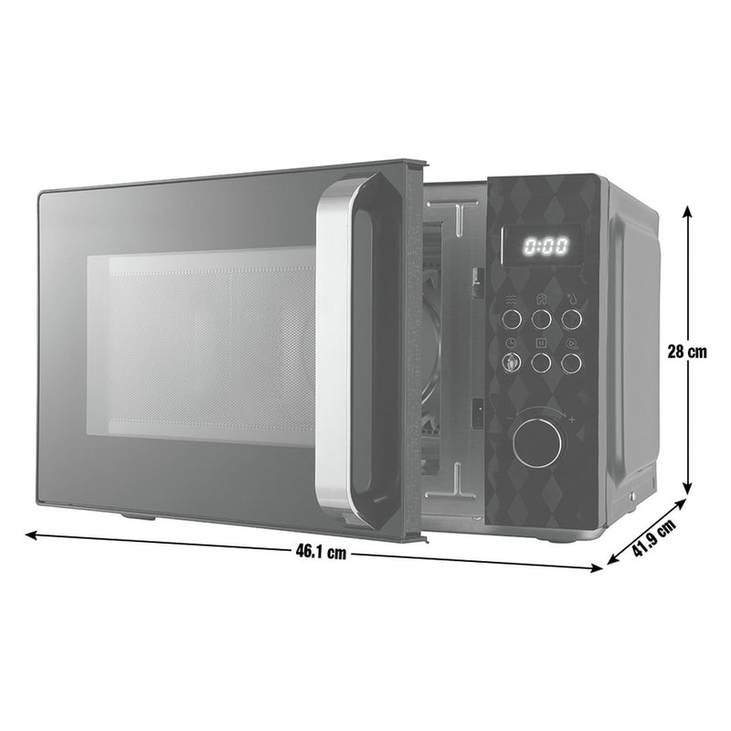 De'Longhi combination microwave black 23L (British brand)