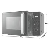 De'Longhi combination microwave black 23L (British brand)