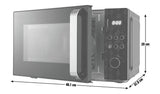 De'Longhi Brillante 23L 900W Combination Microwave - Black GOODS Argos