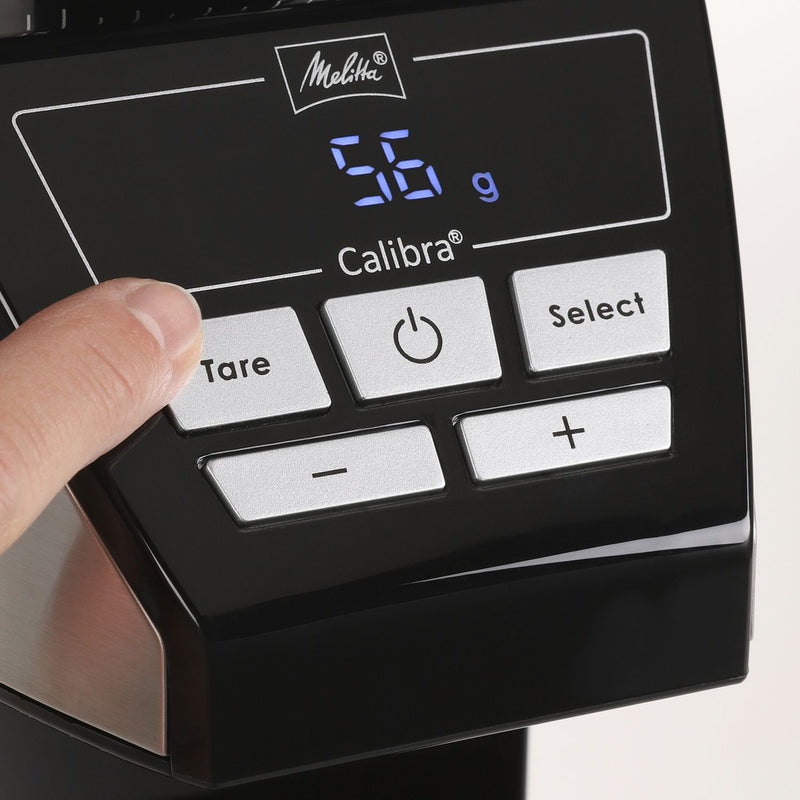 Melitta Calibra stainless steel coffee bean grinder - UK version