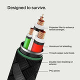 Belkin braided USB-C cable 60W 1m, imported from the UK