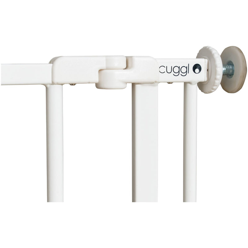 Cuggl slim fit safety gate white, imported from the UK