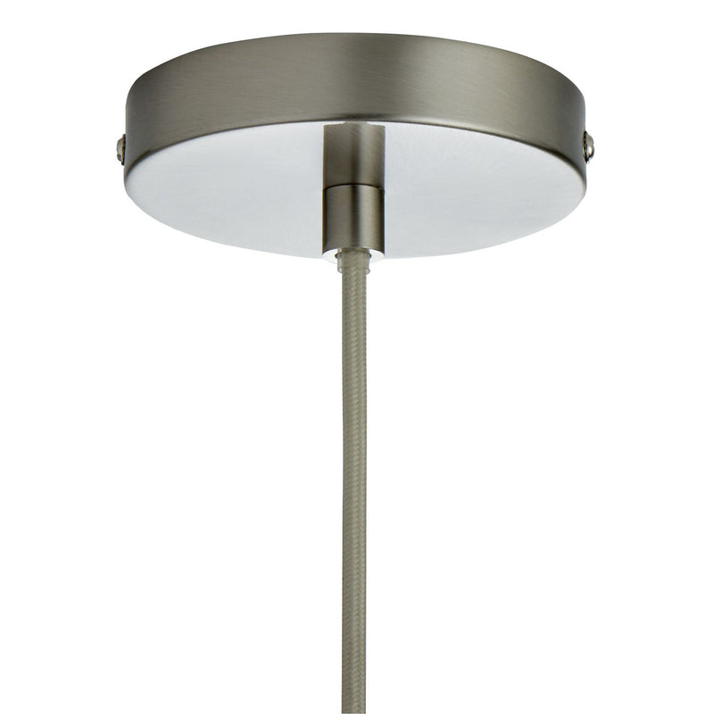 Argos Home Abas bubble glass pendant light nickel, UK version