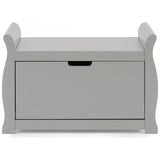 Obaby Stamford Sleigh Toy Box warm grey kids storage (British brand)