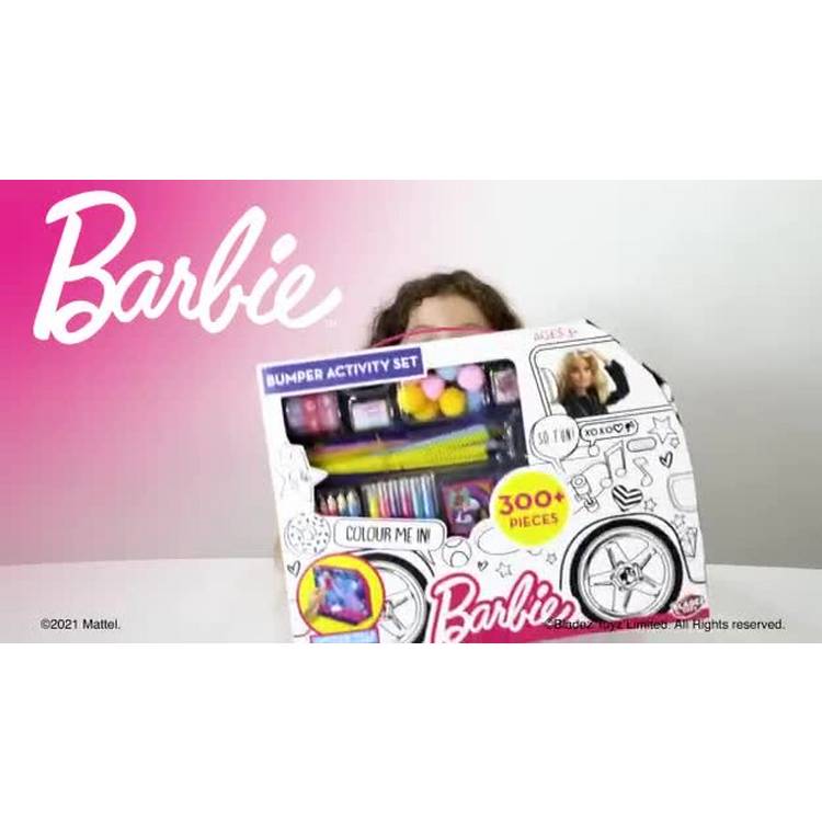 Barbie Campervan bumper craft set with 300 pieces - British product