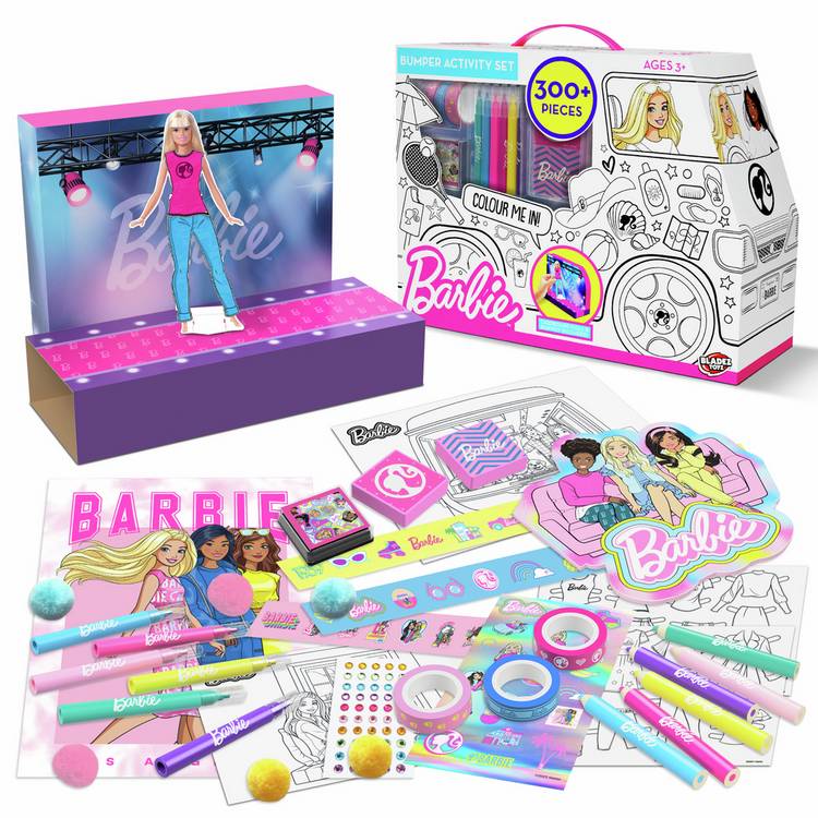 Barbie Campervan bumper craft set with 300 pieces - British product