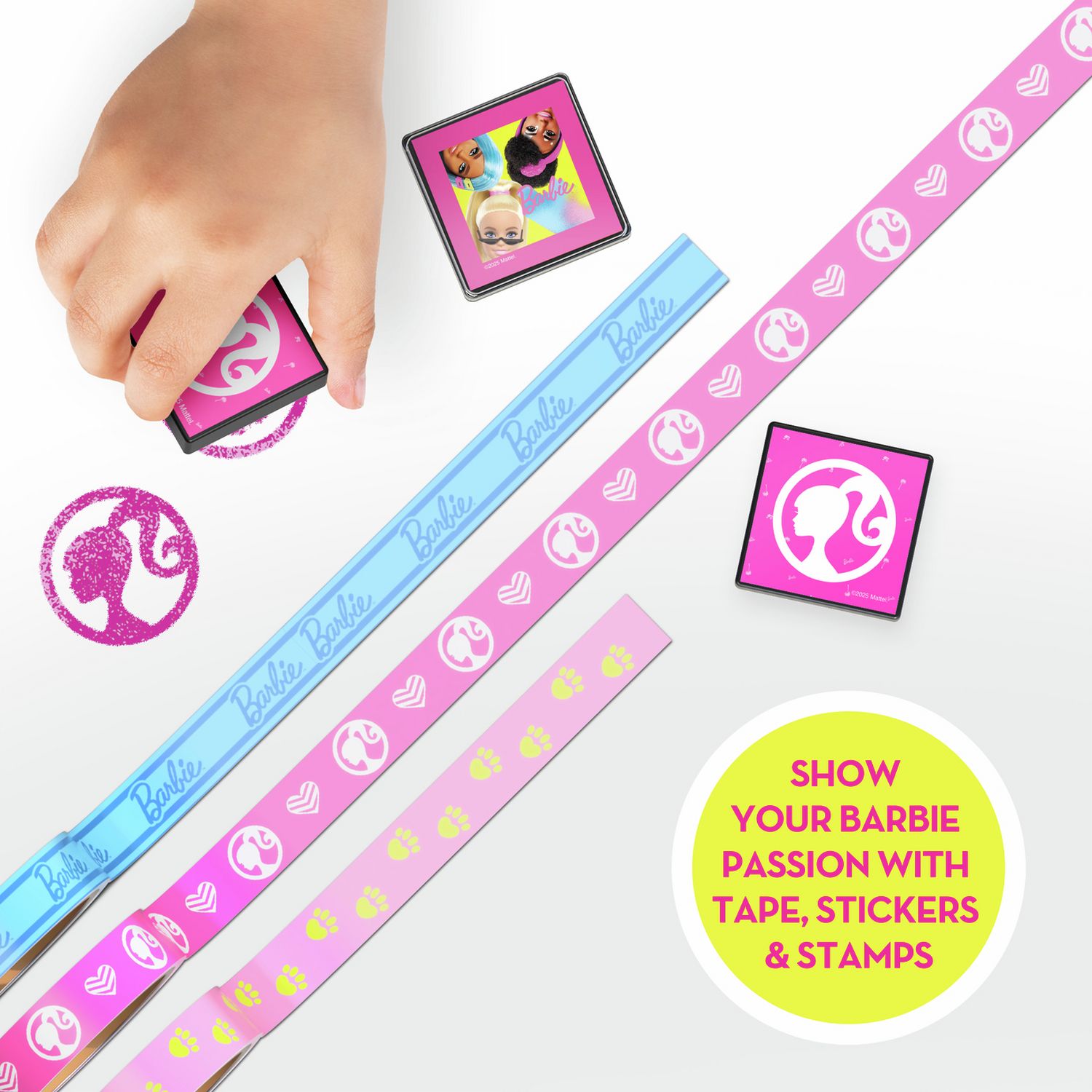Barbie Campervan bumper craft set with 300 pieces - British product