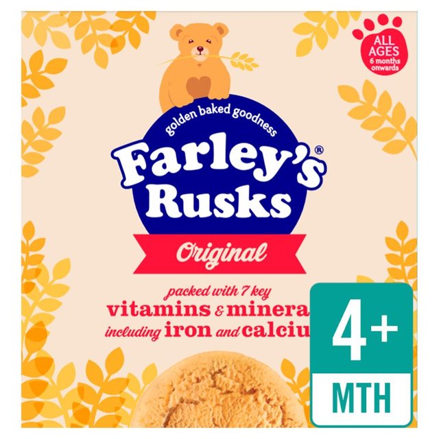 Heinz Farley's Original Rusks 6 months+ 18 pack   300g GOODS M&S   