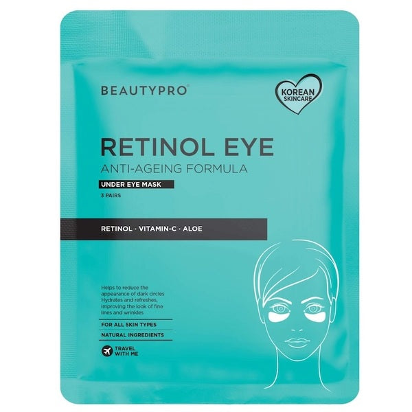 BEAUTYPRO retinol under eye patches 3 count, UK version