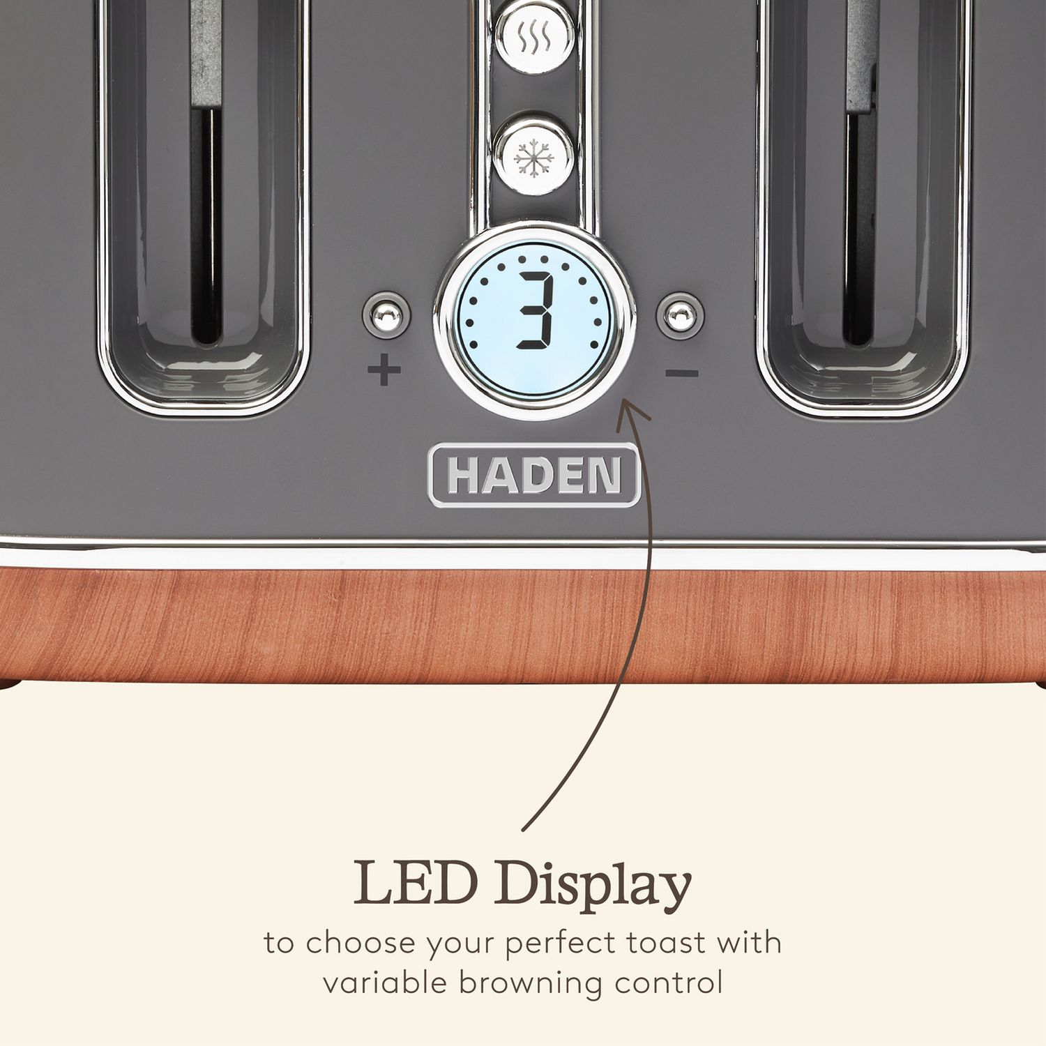 Haden Dorchester 4 slice toaster, imported from the UK