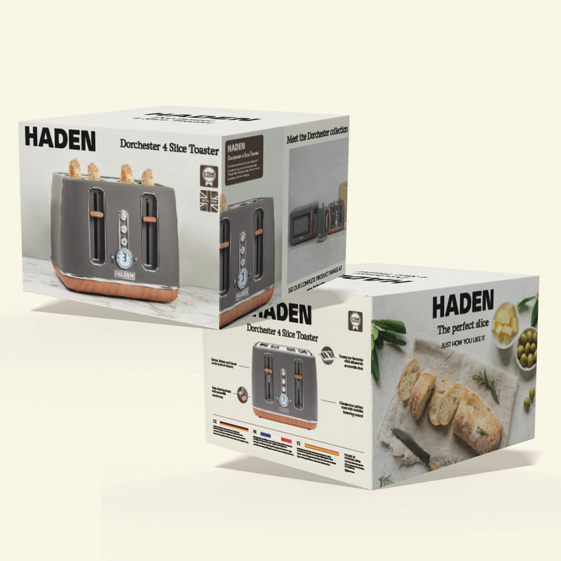 Haden Dorchester 4 slice toaster, imported from the UK