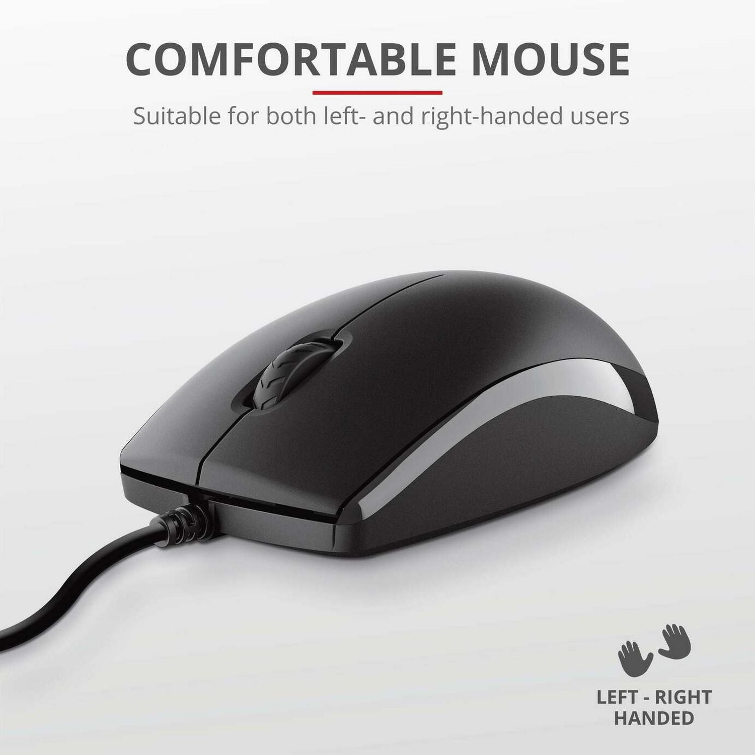 Trust Primo wired keyboard and mouse set (British brand)
