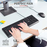 Trust Primo wired keyboard and mouse set (British brand)