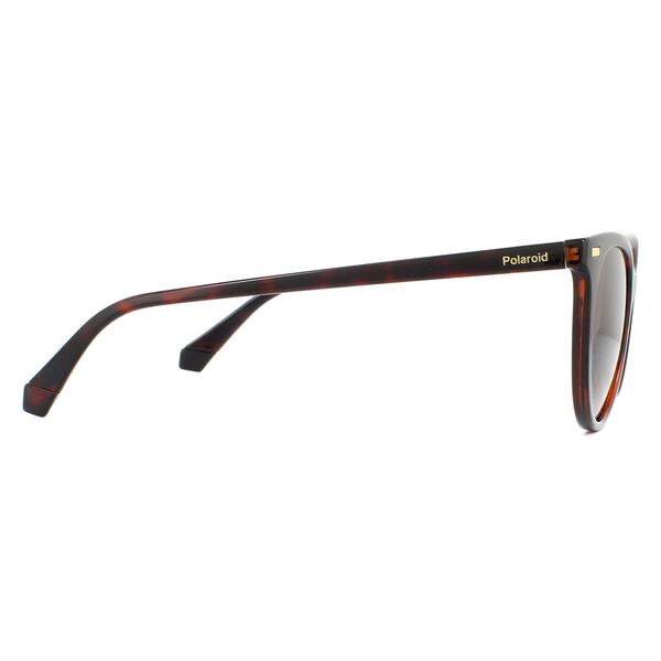 Polaroid women's cat eye sunglasses brown gradient polarized, imported from the UK