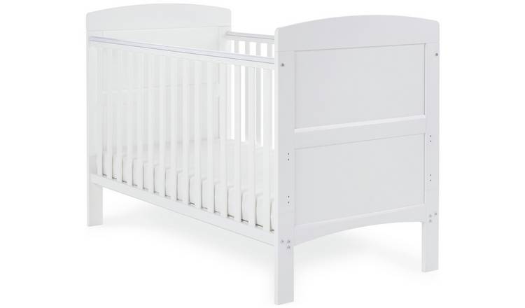 Obaby Grace Cot Bed with Mattress - White GOODS Argos