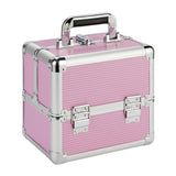 Argos Home medium pink aluminium vanity case, UK version