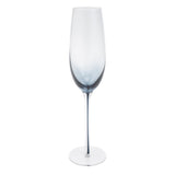 Habitat Navy Stem Champagne Flute Glass GOODS Sainsburys   