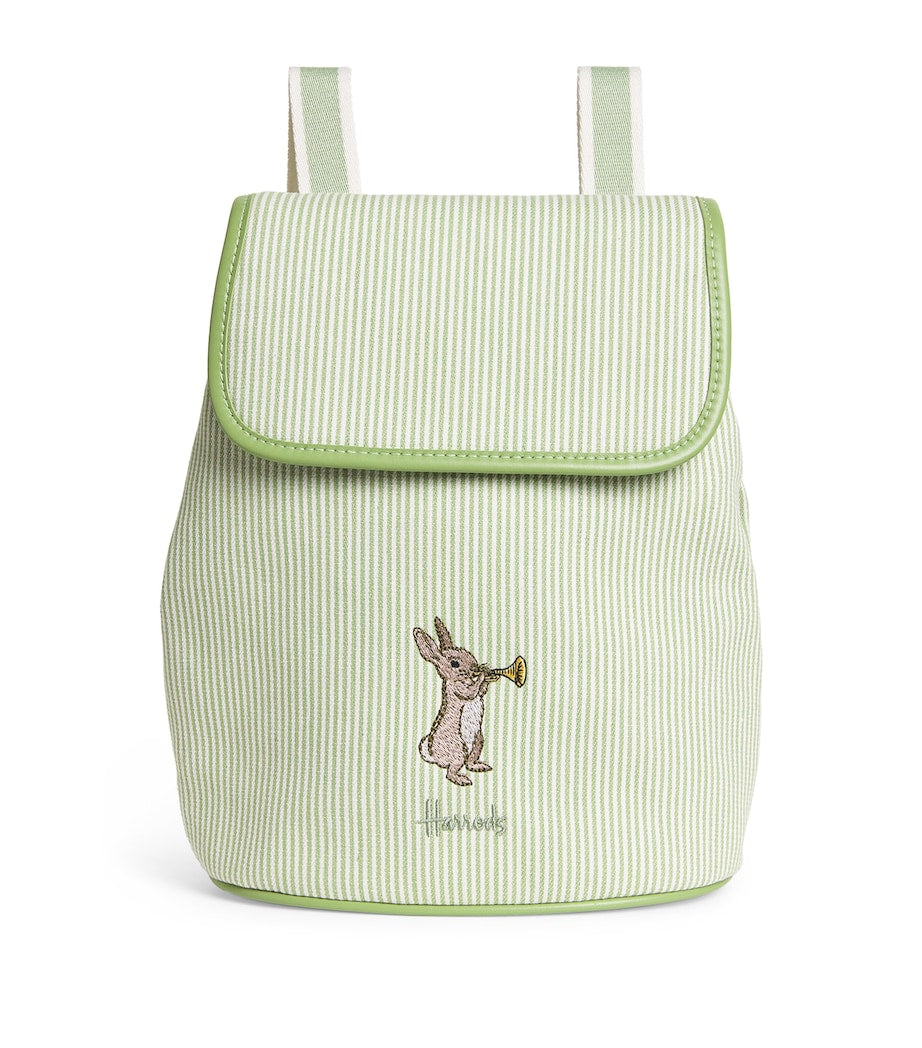 Harrods embroidered backpack with magnetic fastening, UK version