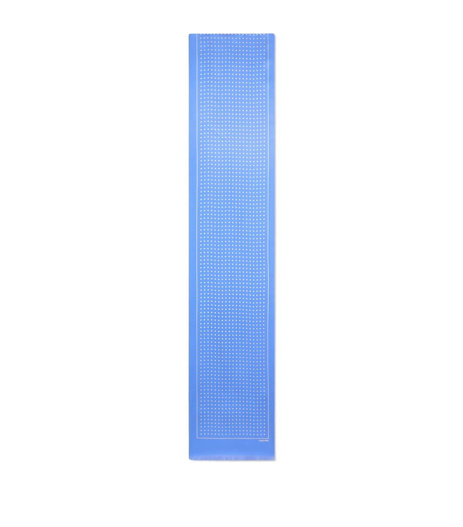 Tom Ford silk scarf polka dot print 180cm x 20cm - British product