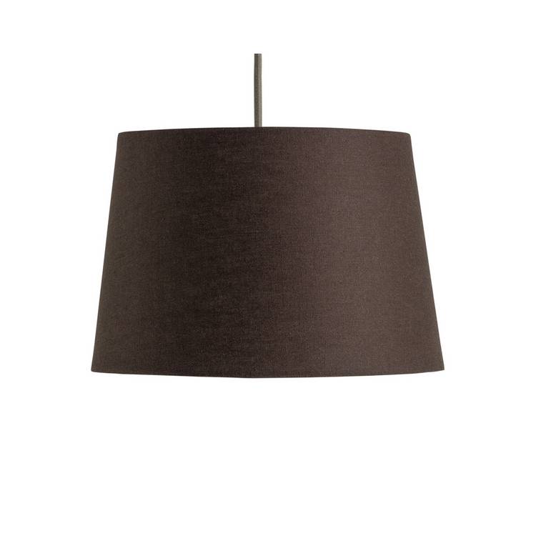 Habitat lampshade grey textured easy fit 30cm - British product