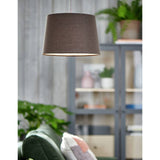 Habitat lampshade grey textured easy fit 30cm - British product