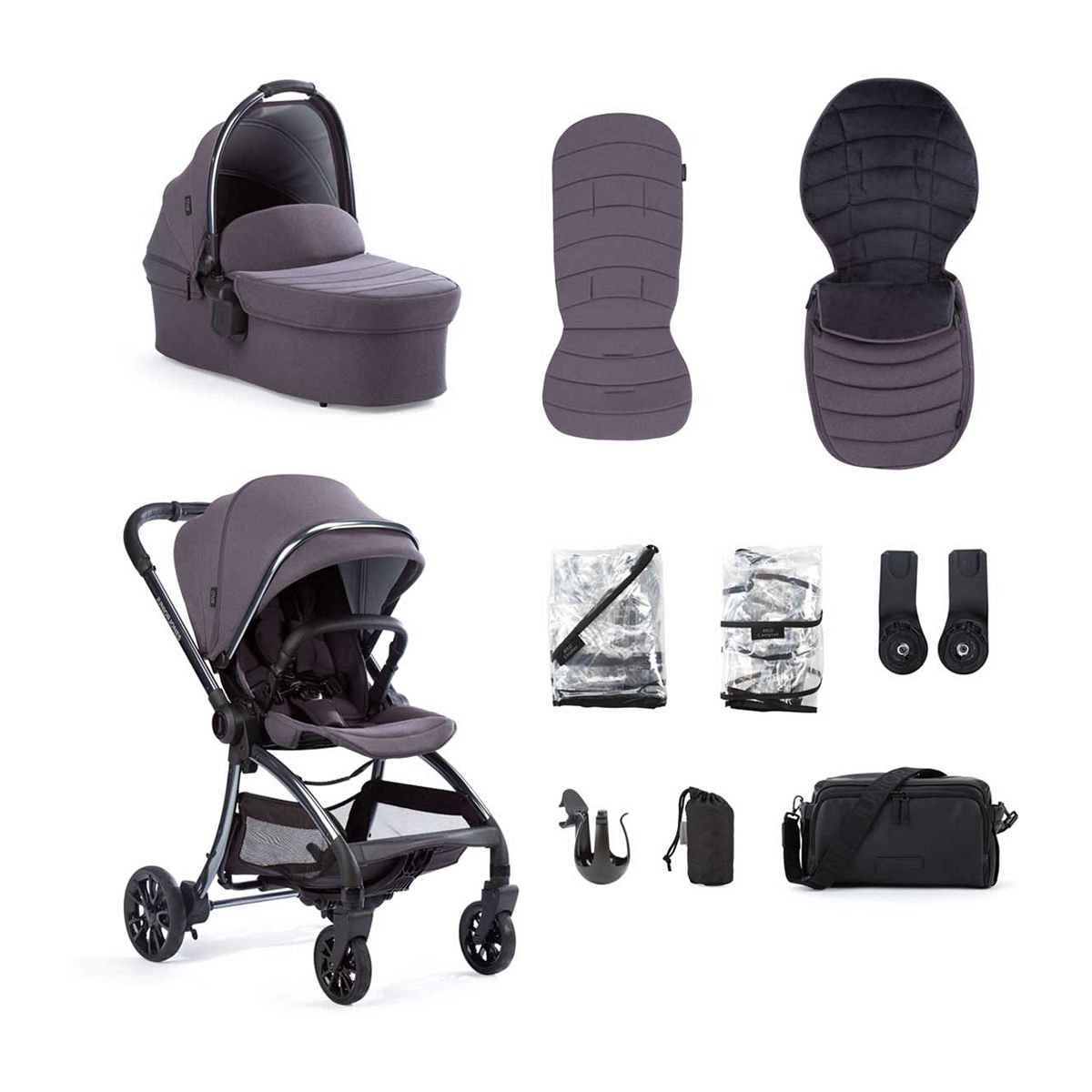 Junior Jones Aylo Essential Stroller Bundle – Dark Slate GOODS Boots   