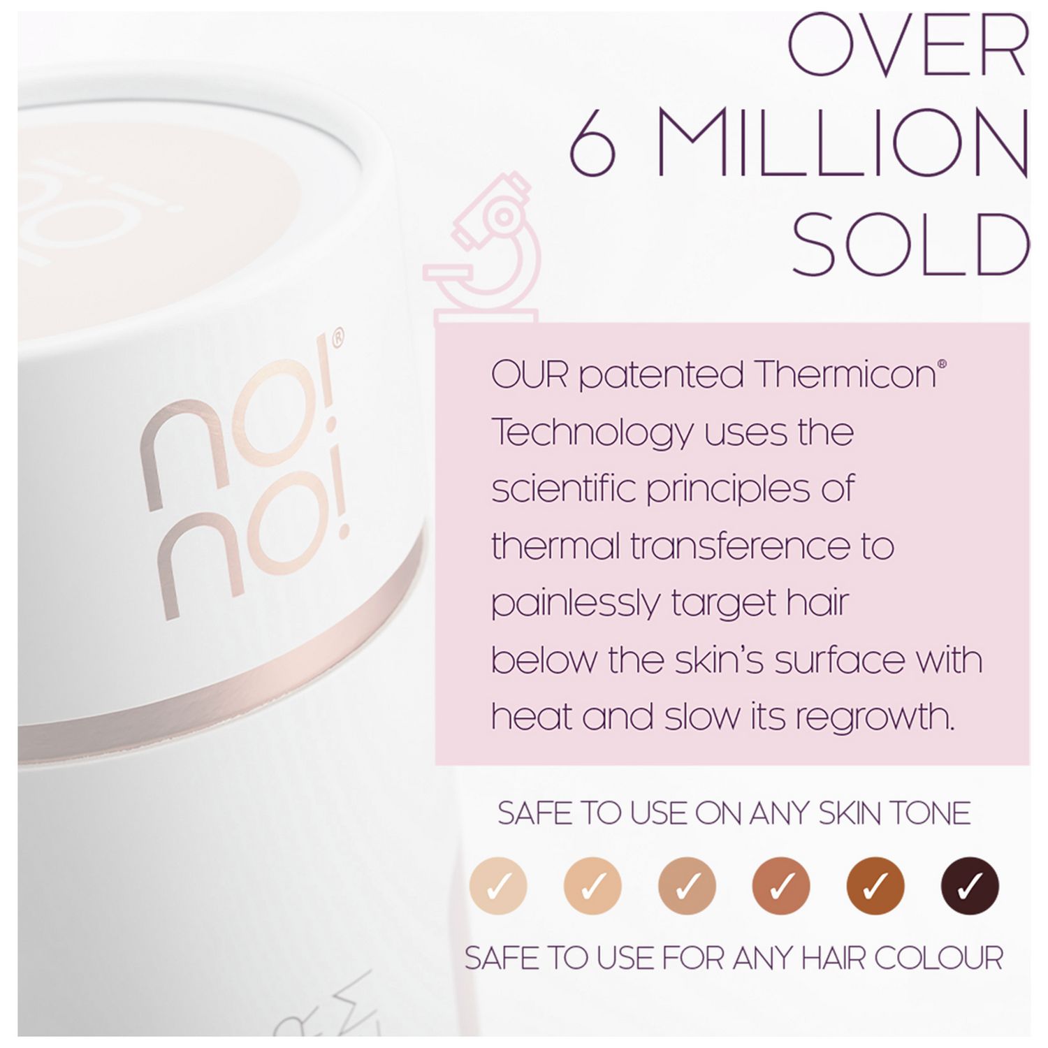 no!no! Micro Hair Removal System, imported from the UK