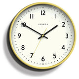 Jones Jam wall clock Cheeky Yellow 30cm (British brand)