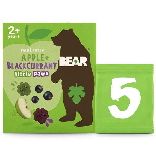 BEAR Paws Fruit Shapes Apple & Blackcurrant 2+ years Multipack   5 x 20g GOODS M&S   