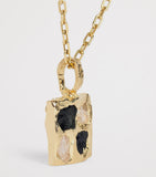 THE OUZE yellow gold sapphire scatter necklace - British product