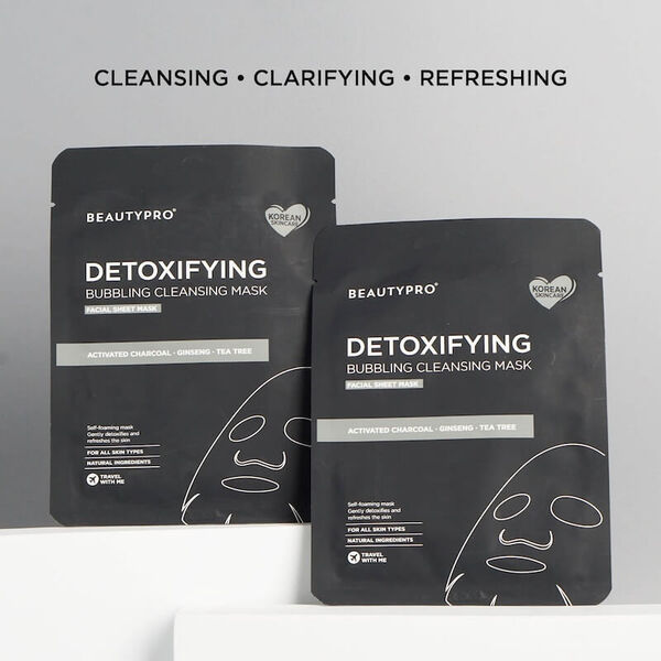BEAUTYPRO detoxifying sheet mask - British product
