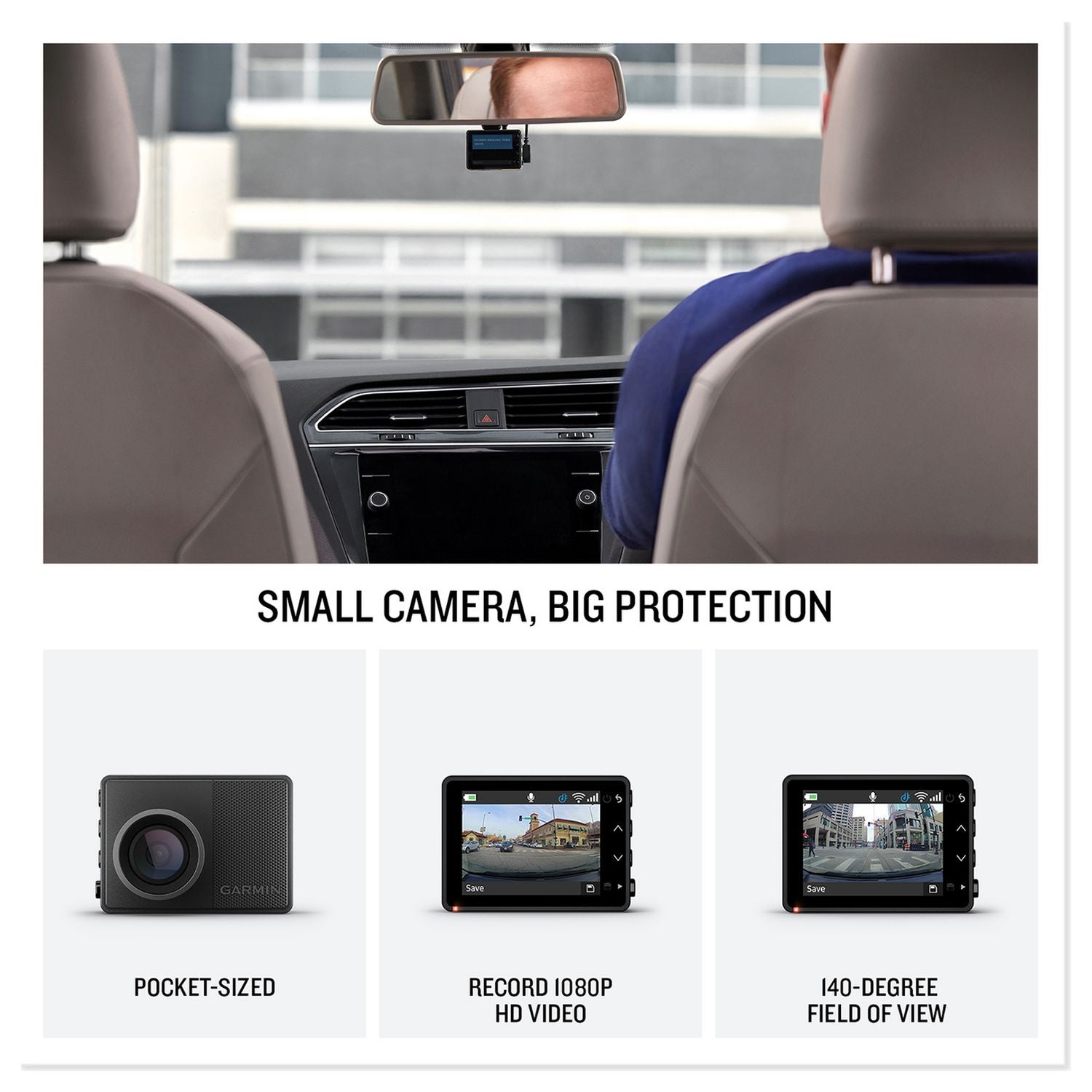Garmin Dash Cam 47 compact dashcam - British product