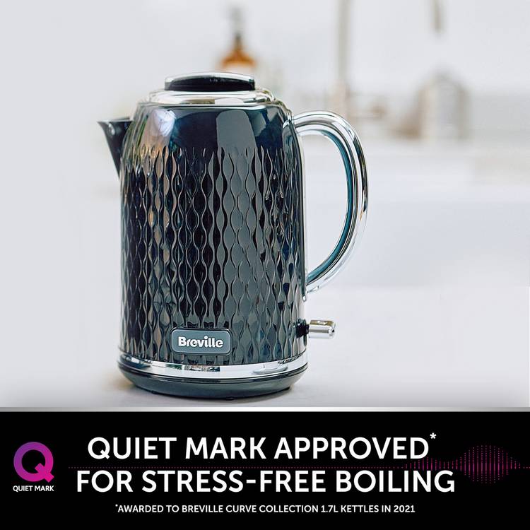 Breville Curve Kettle black and chrome 1.7L, UK version