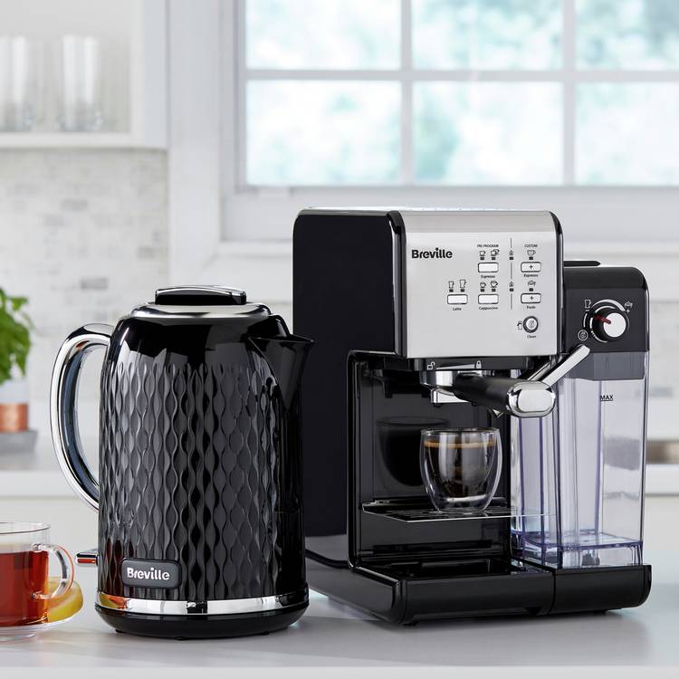 Breville Curve Kettle black and chrome 1.7L, UK version