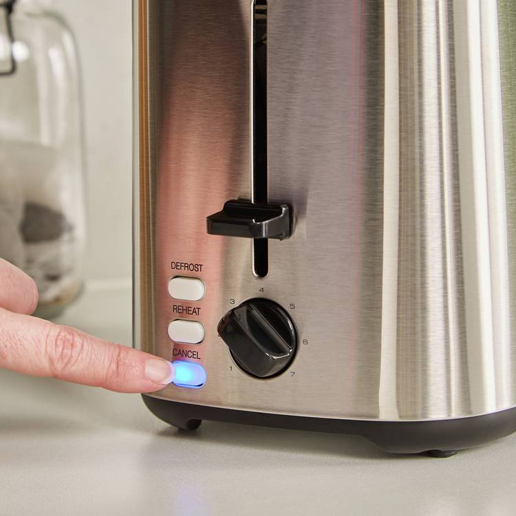 Morphy Richards Equip 2 Slice Toaster brushed stainless steel - British product